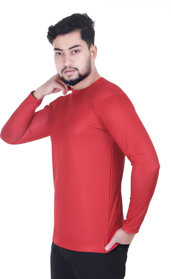 Red_&_Green_Polyester_Sports_Round_Neck_Full_Sleeve_T_Shirt_For_Men
