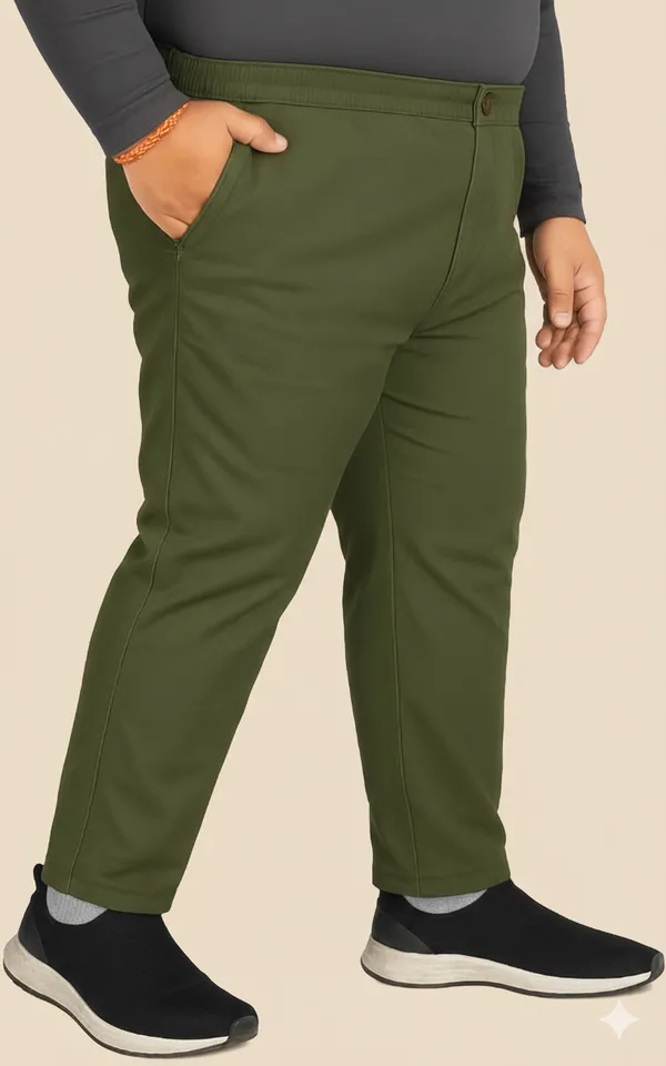 Green_Lycra_Blend_Polyester_Button_Solid_Track_Pant_For_Men