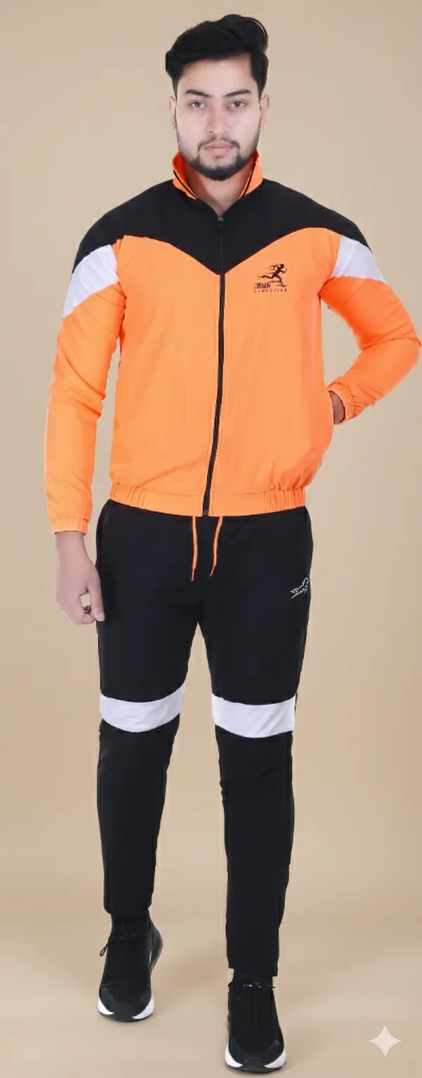 Orange_Polyester_Lycra_Blend_Full_Zip_Solid_Track_Suit_For_Men