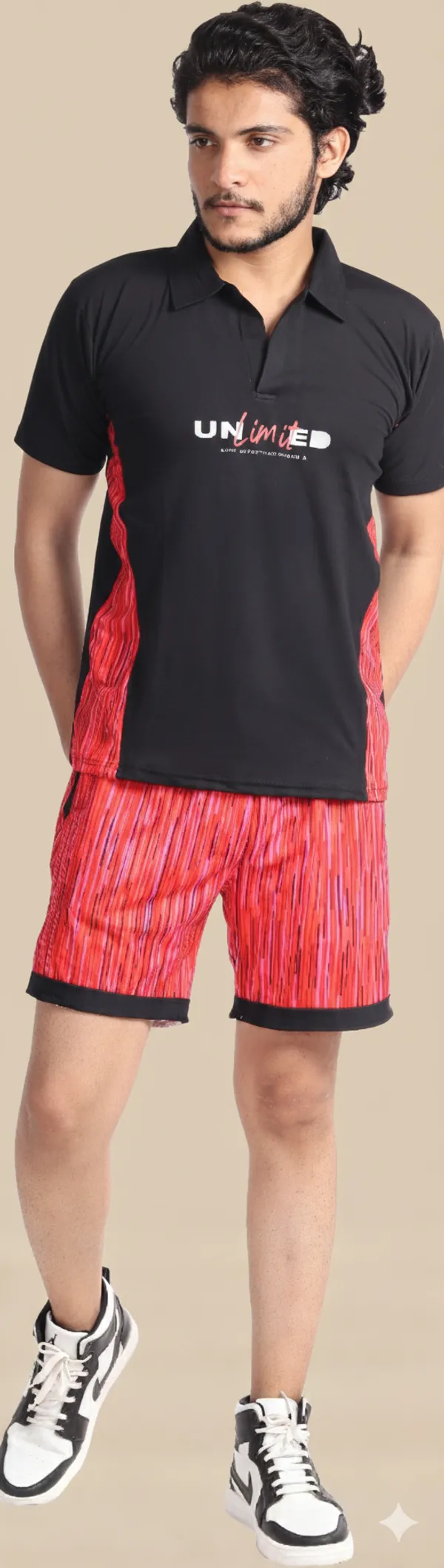 Red_Lycra_Blend_Polyester_Blend_Regular_Track_Suit_For_Men