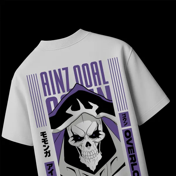 Oversize_Ainz_Ooal_Gown�s_Reign_White_100%_Cotton__Oversize_T-shirt