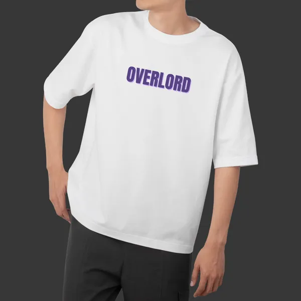 Oversize_Ainz_Ooal_Gown�s_Reign_White_100%_Cotton__Oversize_T-shirt