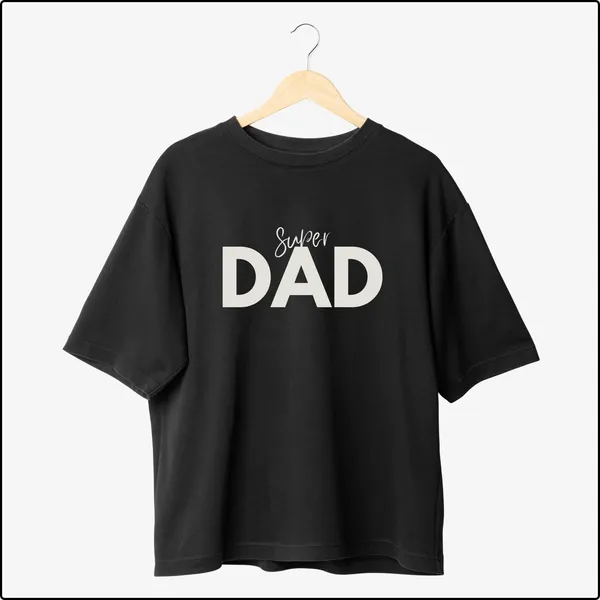 Dad_Fun_Stylish_Tees_Black_Cotton_Oversize_T-Shirt_For_Men