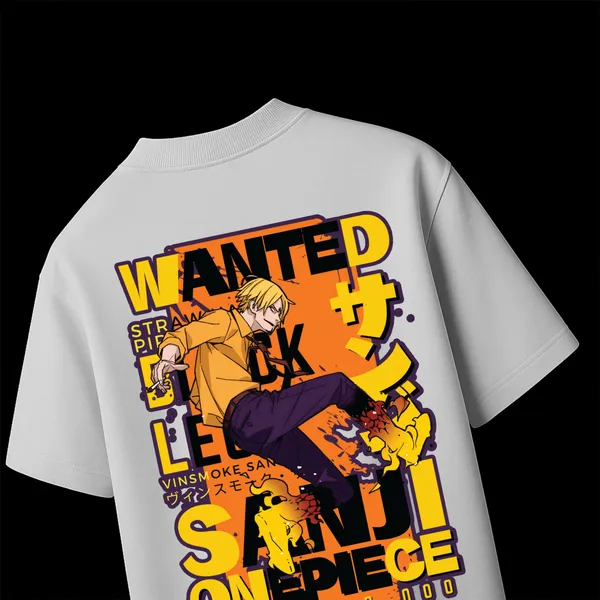 Sanjis_Wanted_The_Black_Leg_Bounty_White_Cotton_Oversize_T-Shirt_For_Men