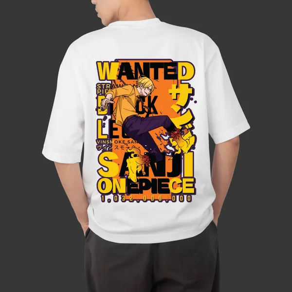 Sanjis_Wanted_The_Black_Leg_Bounty_White_Cotton_Oversize_T-Shirt_For_Men