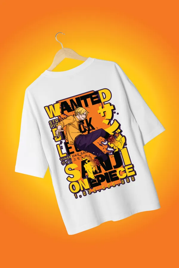 Sanjis_Wanted_The_Black_Leg_Bounty_White_Cotton_Oversize_T-Shirt_For_Men