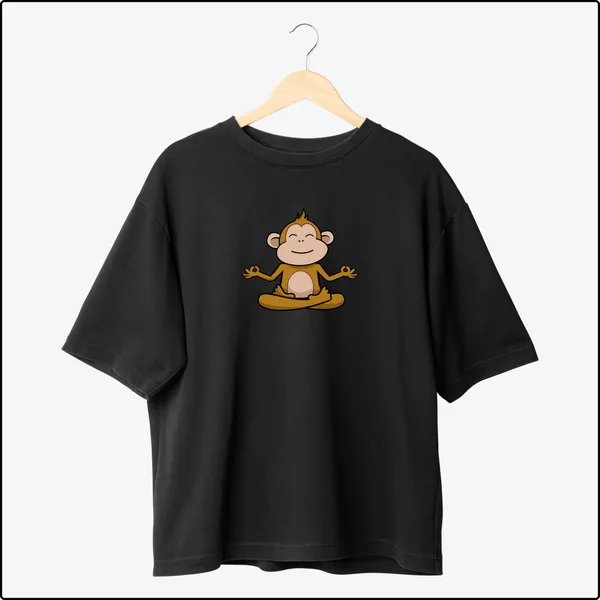Enjoy_Every_Moment_Inspirational_Positive_Vibes_Black_Cotton_Oversize_T-Shirt_For_Men