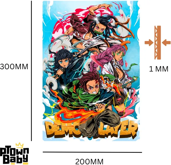 Demon_Slayer_Art_-_A4_Premium__A4_Size__Metal_Poster