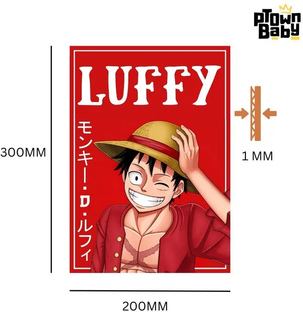 Luffy_One_Piece_A4_Size_Metal_Poster