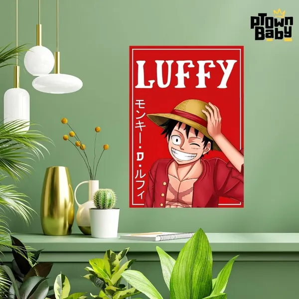 Luffy_One_Piece_A4_Size_Metal_Poster