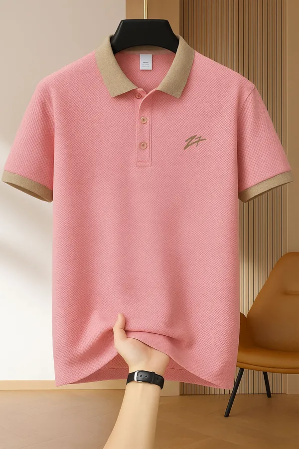 Pink_Signature_Series_Men�s_Polo_T-Shirt