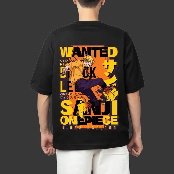 Sanjis_Wanted__Black_Cotton_Oversize_T-Shirt_For_Men