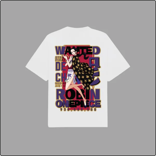 Demon_Child_Nico_Robin_White_Cotton_Regular_T-shirt_For_Men