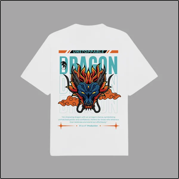 Dragon_White_Cotton_Regular_Fit_T-Shirt