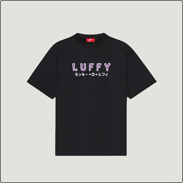 Gear-5_Awakening__Luffy_Black_Cotton_Regular_T-shirt_For_Men