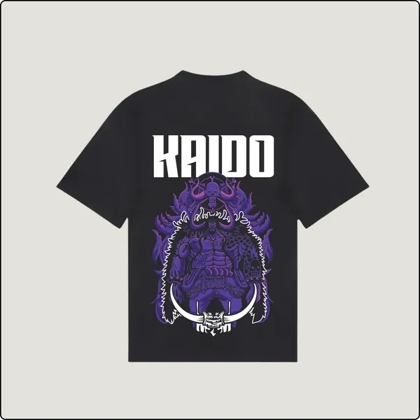 Kaido_Dragon_Fury_Black_Cotton_Regular_T-Shirt_For_Men_For_Men