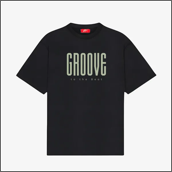 Groove_Black_Cotton_Regular_T-shirt_For_Men