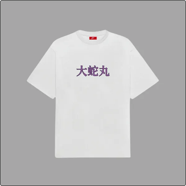 Orochimaru�s_Shadow_Ninja_Mystique_Unveiled_White_Cotton_Regular_T-shirt_For_Men