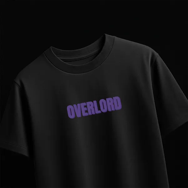 Ainz_Ooal_Gown�s_Reign_Black_Cotton_Oversize_T-Shirt_For_Men