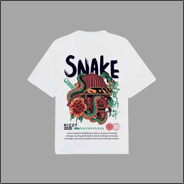 Snake_Bold_Stylish__White_Cotton_Regular_T-Shirt_For_Men