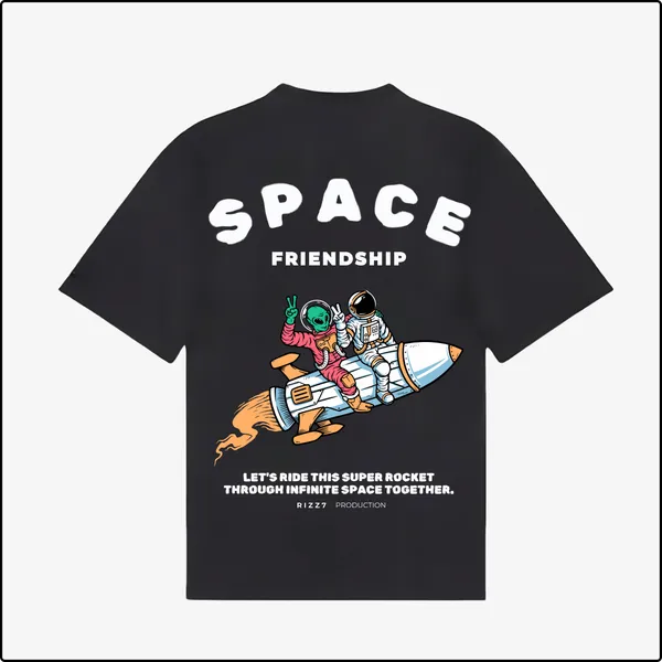Space_Cosmic_for_Stellar_Bonds_Regular_Fit_Black_100%_Cotton_T-shirt