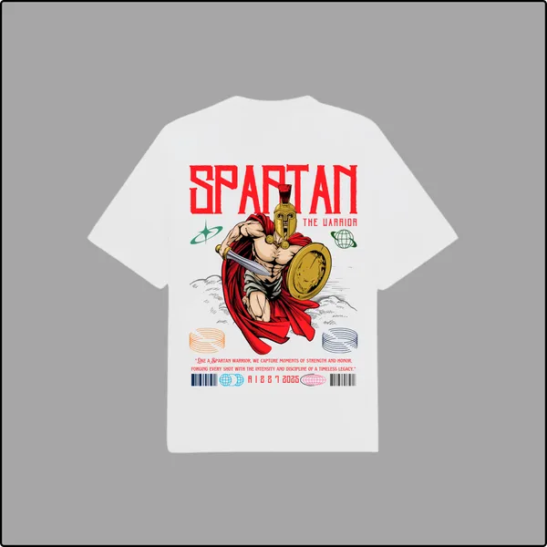 Spartan_White_Cotton_Regular_T-shirt_For_Men
