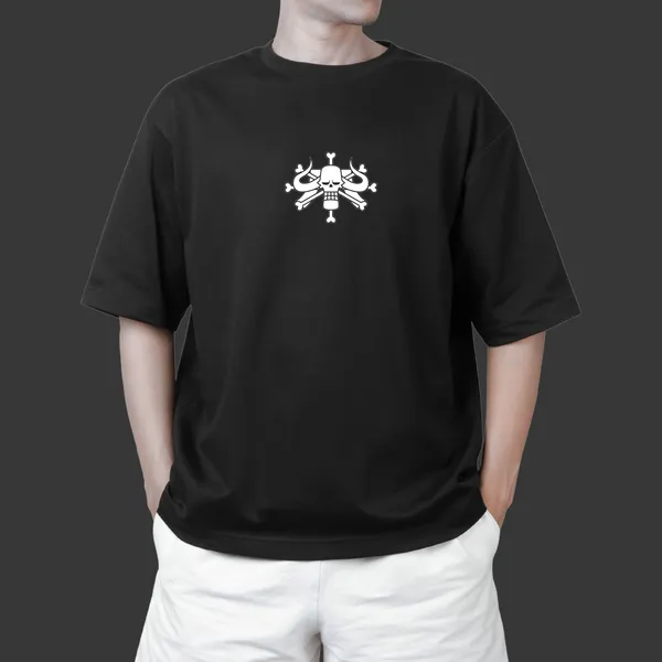 Kaido_Dragon_Fury_Black_Cotton_Oversize_T-Shirt_For_Men