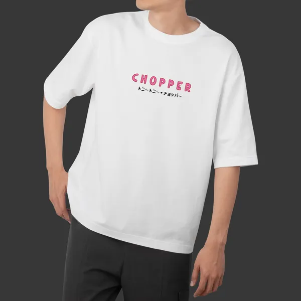 Choppers_Sweet_Escape_Oversize_White_100%_Cotton_T-shirt