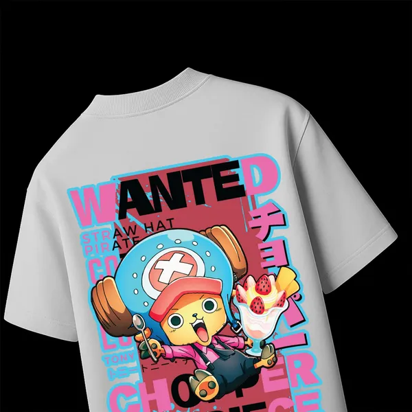 Choppers_Sweet_Escape_Oversize_White_100%_Cotton_T-shirt