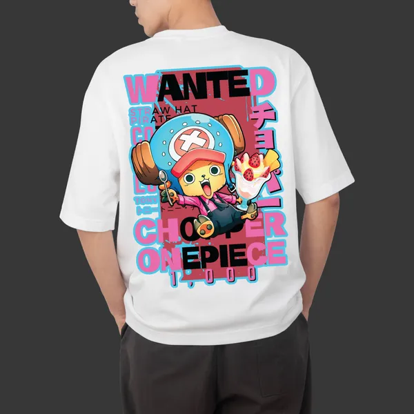 Choppers_Sweet_Escape_Oversize_White_100%_Cotton_T-shirt