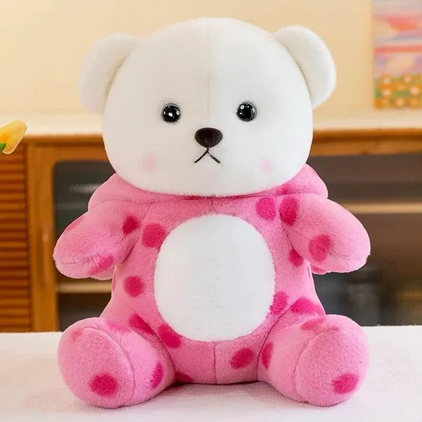 Multicolor_Spotty_Hoodie_Up_Down_Movement_Bear_Plush_Toy_(50_Cm)