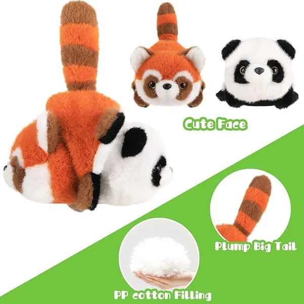 Multicolor_Reversible_Panda_Soft_Toy__(Pack_Of_2)
