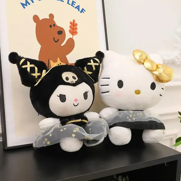 Multicolor_Kuroomii_And_Hello_Kitty_Plush_Toy