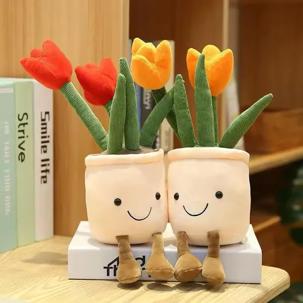 Orange_Rose_Plush_Bouquet_Stuffed_Artificial_Plant_(15D_X_15W_X_30H_Cm)