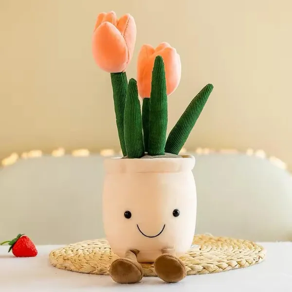 Pink_Rose_Plush_Bouquet_Stuffed_Artificial_Plant_(15D_X_15W_X_30H_Cm)