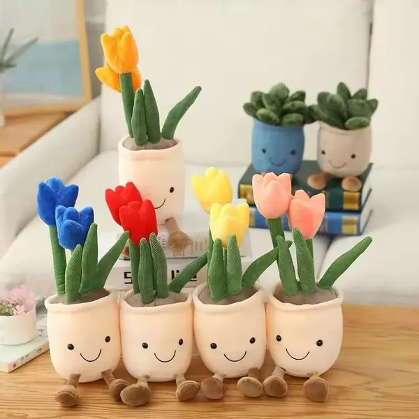 Pink_Rose_Plush_Bouquet_Stuffed_Artificial_Plant_(15D_X_15W_X_30H_Cm)