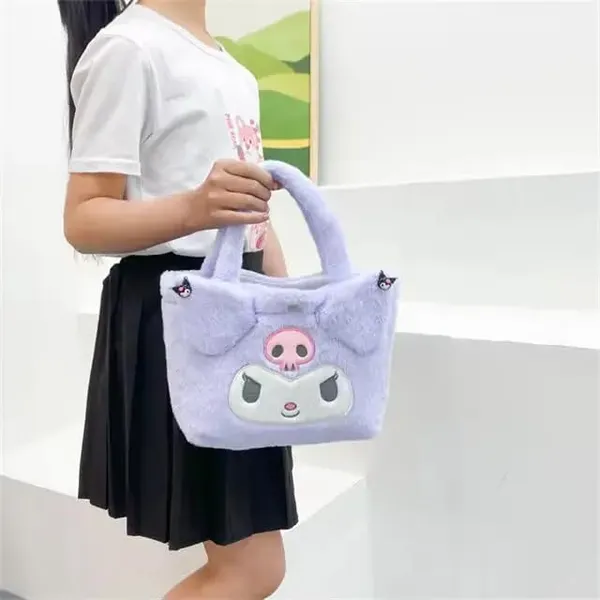 Multicolor_Plush_Handbag_With_Cartoon_Character_Design_(25_X_15_X_15_Cm)