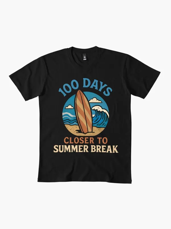 100_Days_Closer_to_Summer_Break_Premium_T-Shirt