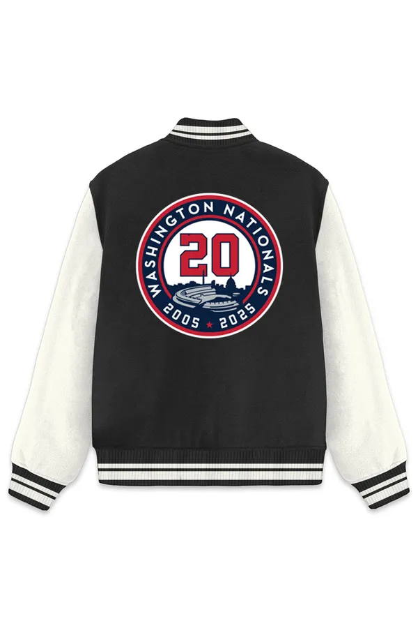Washington_Nationals_Baseball_Poly_Ponte_Track_Jacket__For_All_Seasons_Round_Neck_T-Shirt_For_Men