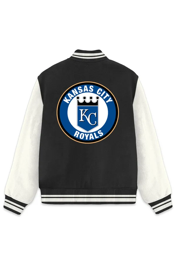 Kansas_City_Royals_Baseball_Poly_Ponte_Track_Jacket__For_All_Seasons_Round_Neck_T-Shirt_For_Men