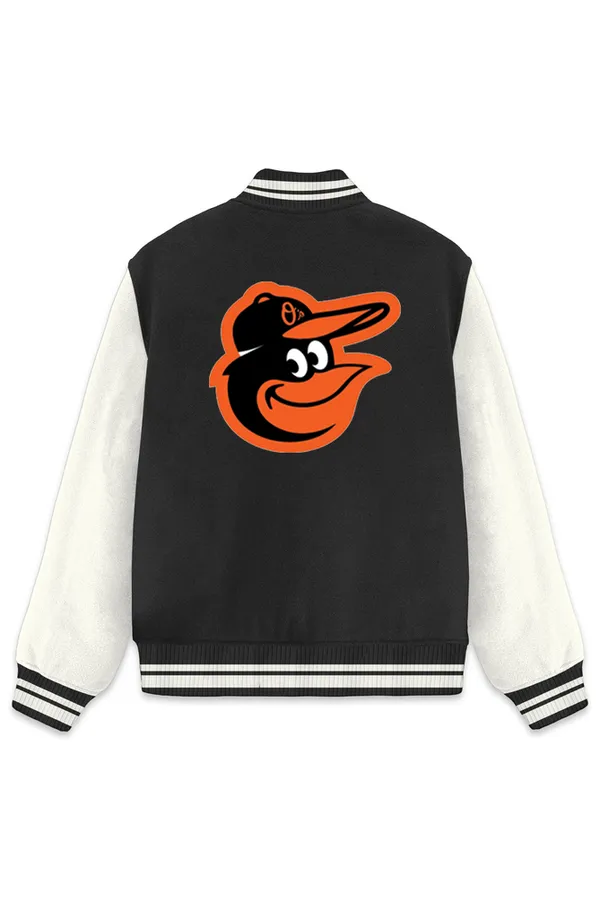 Baltimore_Orioles_Baseball_Poly_Ponte_Track_Jacket__For_All_Seasons_Round_Neck_T-Shirt_For_Men