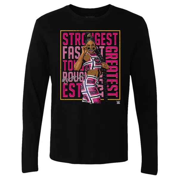 500_Level_Black_Bianca_Belair_Greatest_Pose_Long_Sleeve_T-Shirt