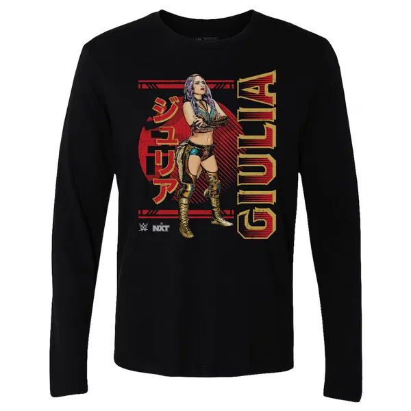500_Level_Black_Giulia_Pose_Long_Sleeve_T-Shirt