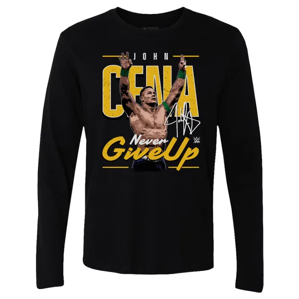 500_Level_Black_John_Cena_Never_Give_Up_Long_Sleeve_T-Shirt