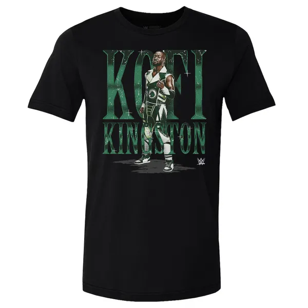 500_Level_Black_Kofi_Kingston_Name_T-Shirt