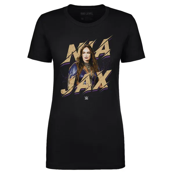 500_Level_Black_Nia_Jax_Name_T-Shirt