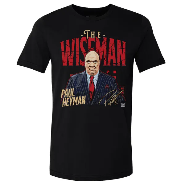 500_Level_Black_Paul_Heyman_Pose_T-Shirt