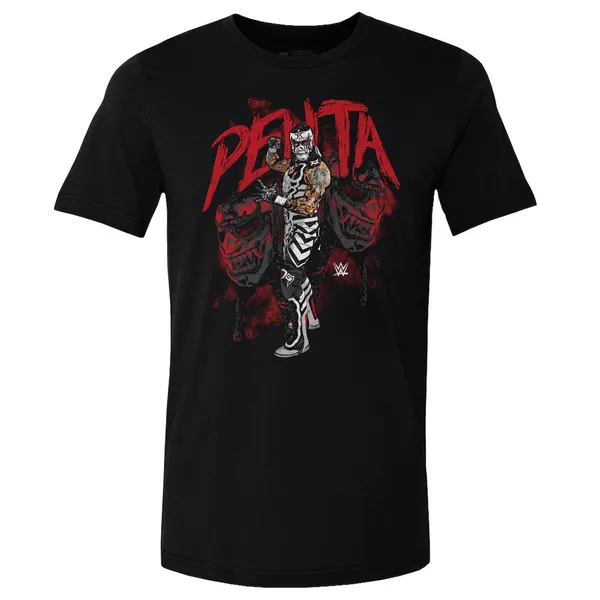 500_Level_Black_Penta_Grunge_Pose__Round_Neck_T-Shirt_For_Men