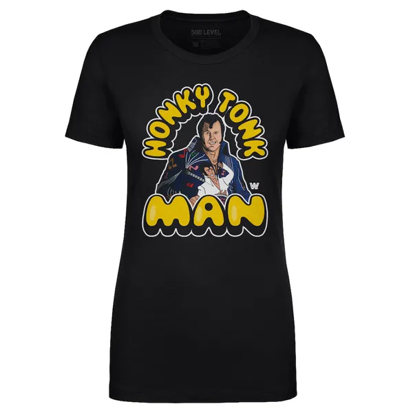 500_Level_Black_The_Honky_Tonk_Man_Comic_T-Shirt