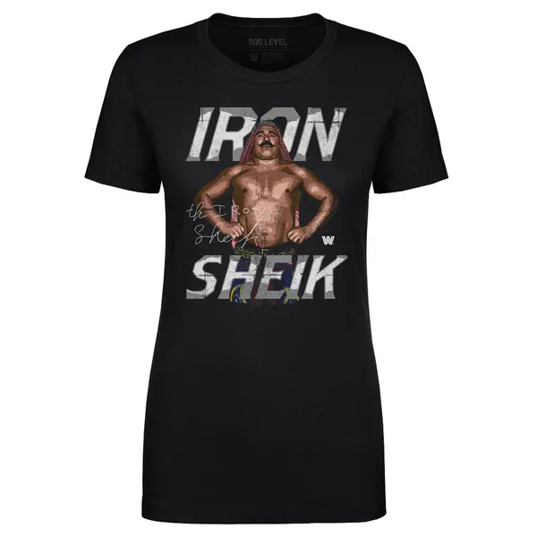500_Level_Black_The_Iron_Sheik_Pose_T-Shirt